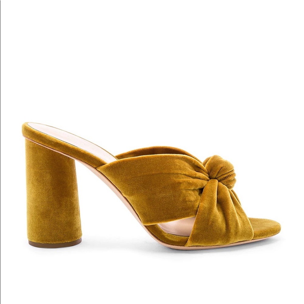 Loeffler Randall Coco Velvet Heels - size 9 - GUC